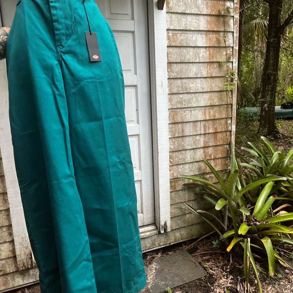 Dickies Teal Chinos FIT like a women size 6